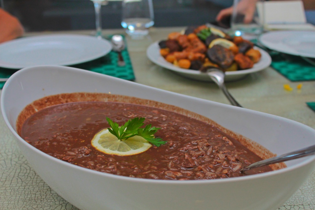 arroz de sarrabulho